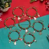 Chain Fashion Christmas Bracelet for Women Santa Claus Snowman Snowflake Pendant Metal Chain Bangles Xmas New Year Jewelry GiftsL24