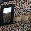 Kosmetiktaschen PU-Reisetasche Make-up-Koffer Toilettenartikel-Organizer Aufbewahrungstasche Box Rot