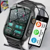 Relógios inteligentes Tela AMOLED Ultra Smart Watch Sempre Mostrar Tempo Bluetooth Chamada Série 8 Alta Atualização Rtae NFC Smartwatch Homens Relógio Esportivo Mulheres YQ240125