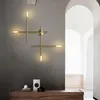 Lampada da parete moderna a LED minimalista in alluminio per soggiorno camera da letto loft decorazioni per la casa comodino nordico bar apparecchio di illuminazione estetica