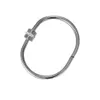 Carter Kajiains Fashion One Ring Bracciale a spirale in acciaio al titanio con maglia versatile