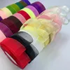 Jewelry Pouches 50Yards/Roll Organza Ribbon Rolls 12/15/20/25mm Gift Wrapping Chiffon Flower Decoration Wholesale