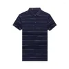 Męska polo letnia moda krótkie koszulę polo Men Business Casual Male Fit Slim Carean Clothing S Top Ubrania