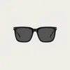 Sunglasses Retro Aesthetics Rectangle Style For Men Classic Color Scheme Hand Craft Acetate Frame Customizable Lenses