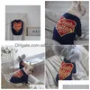 Hundkläder Autumn Winter Warm Clothes Designer Sweater Schnauzer French Bldog Teddy Small Medium Luxury Cat Sweatshirt Pet Party Dr Dhyq5