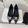 High Heels Escarpins en cuir chaussures chaton talons sans lacet femmes chaussures habillées talon aiguille bout pointu femmes créateurs de luxe chaussures de soirée