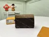 New short foldable Designer Luxury Coin Purse Vertical Wallet Credit Card Holders wallet M81557