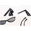 Sunglasses Vintage Siamese Cateye For Women 2023 Brand Small Frame Plastic Classic Rec Sun Glasses Female Black Ocos Drop Delivery Dh4Uo