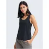 Lu Align Tank Top Cover -ups Running T Shirt Shirt Shirt Hunting Vest Yoga Lu Lemon LL 2024