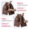 Accessoires de costumes Femme foncée Gros cul rembourré Panty Sexy Butt Lifter Faux Booty Hip Enhancer Taille Formateur Contrôle Culotte Coussinets Fesses Body Shaper