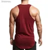 Canotte da uomo FITNESS SHARK Canotte da uomo traspiranti sottili da allenamento senza maniche T-shirt da allenamento estiva da jogging Esercizio senza maniche CanotteL240124