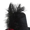 Baskenmütze Steampunk Hut mit Schleier Goth Top Time Dropship