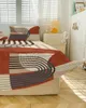 Bed Skirt Boho Abstract Geometric Elastic Fitted Bedspread With Pillowcases Protector Mattress Cover Bedding Set Sheet