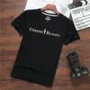 designer t-shirt Kleding Maglia T-shirt Maniche Corte Uomo Cesare Paciotti Crew Mannelijk Merk Teeshirt Zomer Effen kleurendruk Dagelijks heren t-shirt