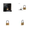 Door Locks 20Mm Small Copper Lock Lage Case Padlock Box Mini Lovers Home Impment Hardware Drop Delivery Garden Building Supplies Dhyfe