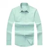 Nytt i högkvalitativa män brittiska Fred Baym Leaf Leisure 100%Oxford Cotton Classice Solid Shirts Långärmad mode eleganta skjortor Homme lyxdesigner märke kläder