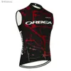Men's Tank Tops New ORBEA ORCA Cycling Jersey Summer Men Road Bike Vest Ropa Ciclismo Team Pro Riding Sleeveless Bicycle Maillot T-shirtL240124