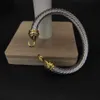 Bracelet de créateur Davids Yurmas Jewelry DY Populaire Bracelet à crochet en or de 7 mm d'épaisseur adapté pour être porté avec une circonférence de la main de 15 à 20 cm