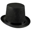 Berets krótki rdzeń fedora top hat wiktoriański magik dla chłopców mężczyzn dorośli czapka