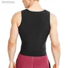 Men's Tank Tops 2 Pcs Sauna Vest Premium Workout Tank Top Sweat Shaper Polymer for Slimming Weight Loss Fitness Men'S X/L S/ML240124