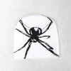 Beanie/Kafatası Kapakları Moda Örümcek Örümcek Web Tasarım Şapkası Erkekler için Kadın Külot Kazık Kapağı Y2K Goth Sıcak Beanie Şapkaları Yeni Hip-Hop Sokak Kapağı 240125