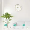 Duvar Saatleri Oda Duvar Saati 12 inç Sessiz Duvar Saati 3D Numaralar Ekran Pil Doğru Zaman Tekeer Oda Yatak Odası Ofis