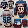 Uomini Stanley Cup Final Hockey 8 Maglia Cale Makar 29 Nathan Mackinnon 92 Gabriel Landeskog Mikko Rantanen Joe Sakic Peter Forsberg Blu Bianco 72