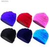 Swimming caps Swimming Caps Men Women Swimming Cap Long Hair Sports Swimming Pool Hat Waterproof Soft Drape Elastic Swimming CapL240125