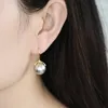 Dangle Earrings DIY Handmade Pearl Korean Dongdaemun Niche Design Sense Vintage Fashion Temperament Small Sweet Potato Model