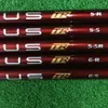 Eixo de golfe - Fuji Ven TR vermelho -5/6 eixos de taco 0,335 ponta R/SR/S/X opções flexíveis - punho de manga de montagem grátis 240124