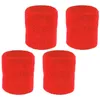 Wrist Support 2 Pairs Absorb Sweat (big Red) Men And Women Tennis Sports Bands Cotton Wristbands