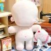 15/20 cm DIY Plush Doll Normal/Fat Cotton Doll Body No Attribut Kit Blank Unembroideri 20cm Plush Attribut Doll Girge Gift 240124