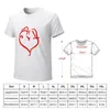 Polo da uomo FIRE LOVE-22 T-shirt camicetta Magliette divertenti cotone pesante a maniche corte