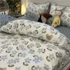 Set Biancheria Da Letto Set Copriletto Nordico Di Letto Matrimoniale Con... Lenzuola Lenzuola Piumino Coppia Lenzuolo Copriletto Comfort