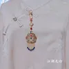 Broschen, Nachahmung von Hetian-Jade, Qiongyu, nationale Mode, alter Stil, Cheongsam, überlappendes Gewicht, chinesische Han-Kleidung