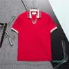 Hommes Polo Été Casual T-shirts Designer Hommes Polos Lettre Imprimer Mode Polo M-3XL