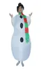 Mascote boneca traje natal carnaval boneco de neve traje inflável espírito vestido trajes de halloween para adultos kids3957139