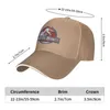 Bollmössor Anpassad Jurassics Park Dinosaur Print Baseball Cap för män Kvinnor andas ut hatt utomhus