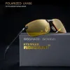 Lunettes de conduite de Vision nocturne jaunes haut de gamme, lunettes de soleil polarisées UV PC ultralégères, miroir de conduite en plein air pour hommes