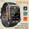 Smartwatch C20 PRO 2024 Ultimo aggiornamento Smart Watch Bluetooth chiamata rilevamento della pressione arteriosa IP68 impermeabile Uomo nuoto immersione sport Smartwatch YQ240125