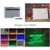 Led Neon Sign B28 Welcome Miller Time Happy Hour 2 Size Bar Signhome Decor Shop Crafts Drop Delivery Lights Lighting Holiday Dhc0J