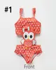 Kids Girls One Piece Animals Dots Printed Bathing SuitSuper softsuitable for children039s sensitive skin9335934