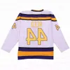 Mighty Ducks Film Gordon Bombay 96 Charlie Conway 99 Adam Banks Greg Goldberg 44 Fulton Reed Hockey Jersey 37