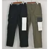 2023ss crachá remendos dos homens faixa calça letras design moda jogger calças de carga zíper voar calças compridas homme roupas 41 855