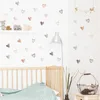 Autocollant mural en forme de cœur, 24 pièces, pour chambre d'enfants, bébé garçon et fille, sparadrap de décoration pour salon et chambre à coucher, 240123