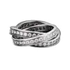 anello trinity tre colori per donna designer Taglia 678 per uomo diamante T0P qualità argento 925 riproduzioni ufficiali designer di marca regali premium con scatola 001
