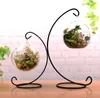 H33cm Spiral Bottom Ornament Display Stand Iron Hanging Rack Holder For Plant Christmas Candlestick Home Wedding Decoration Sn