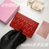 card holder miui wallet Commuter Card Bag Thin One Piece Real Leather Card Cover Open Coin Bag Storage Bag Small and Portable Versatile