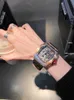 Relógios Swiss Top Relógios de Pulso Relógio Masculino Mecânico Gás Trítio 10 Miller Red Magic Black Technology Channel RM Counter