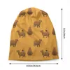 Bérets Capybara Grackle motif de dessin animé Skullies bonnets casquettes Hip Hop hiver chaud femmes hommes tricoté chapeau adulte unisexe Bonnet chapeaux